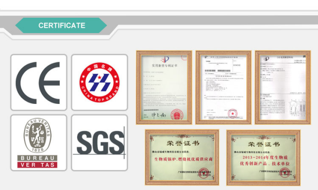 biomass gasifier burner cert