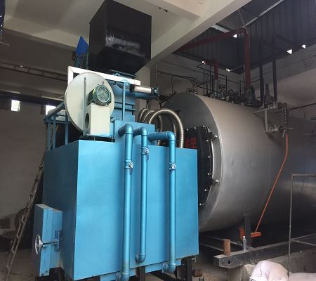 第一张1.8M Kcal biomass gasifier connect with 3t boiler in Vietnam.jpg