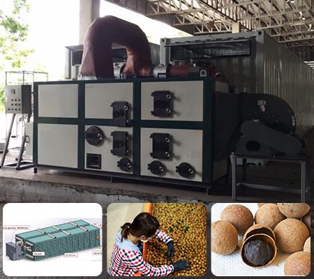 第三张0.3M Kcal biomass hot air generator for longan drying in Thailand.jpg