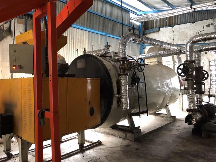 biomass gasifier and the boiler