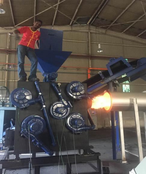 đầu đốt gasifier cho máy sấy trống