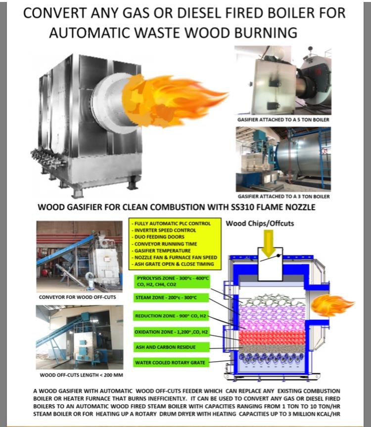 wood gasifier burner