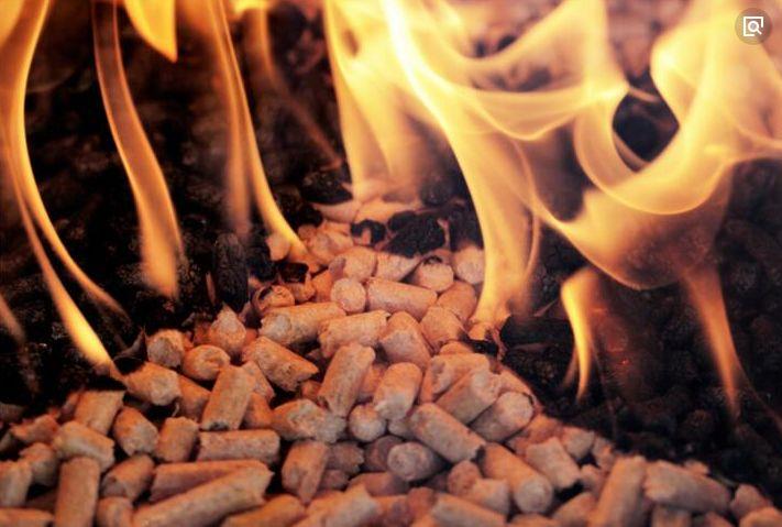 biomass wood pellet heating