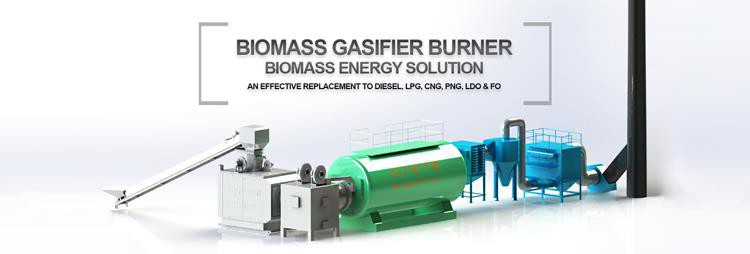 biomass burner boiler heating system